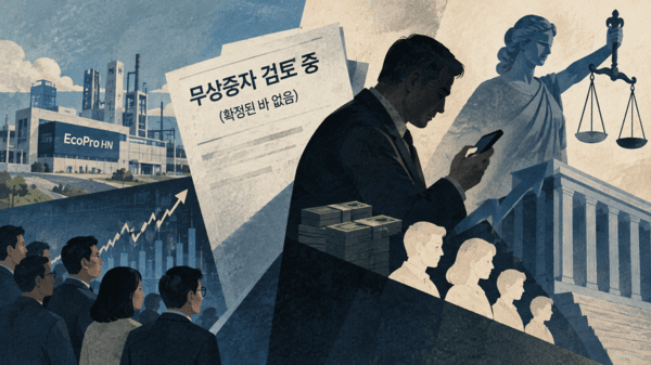 에코프로HN의 애매한 '무상증자 검토 중' 공시, 그런 뒤 내부자 거래는... - 뉴스 썸네일 이미지